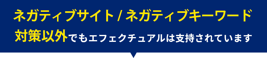 速さ以外でもエフェクチュアルは支持されています